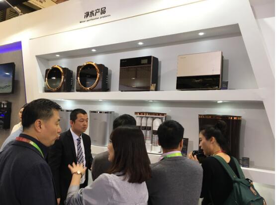 赢博净水机亮相2017年AWE 深耕健康用水领域1